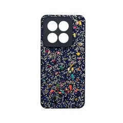 GENERICO - Carcasa/Funda compatible con Xiaomi 14 Pro con Piedritas Decorativas – azul - Protección y Estilo
