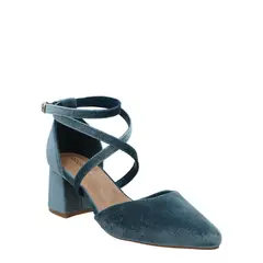 AZALEIA - Zapato Mujer Elegance Azul Petróleo