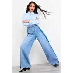 IO - Jeans Liso Mujer Azul