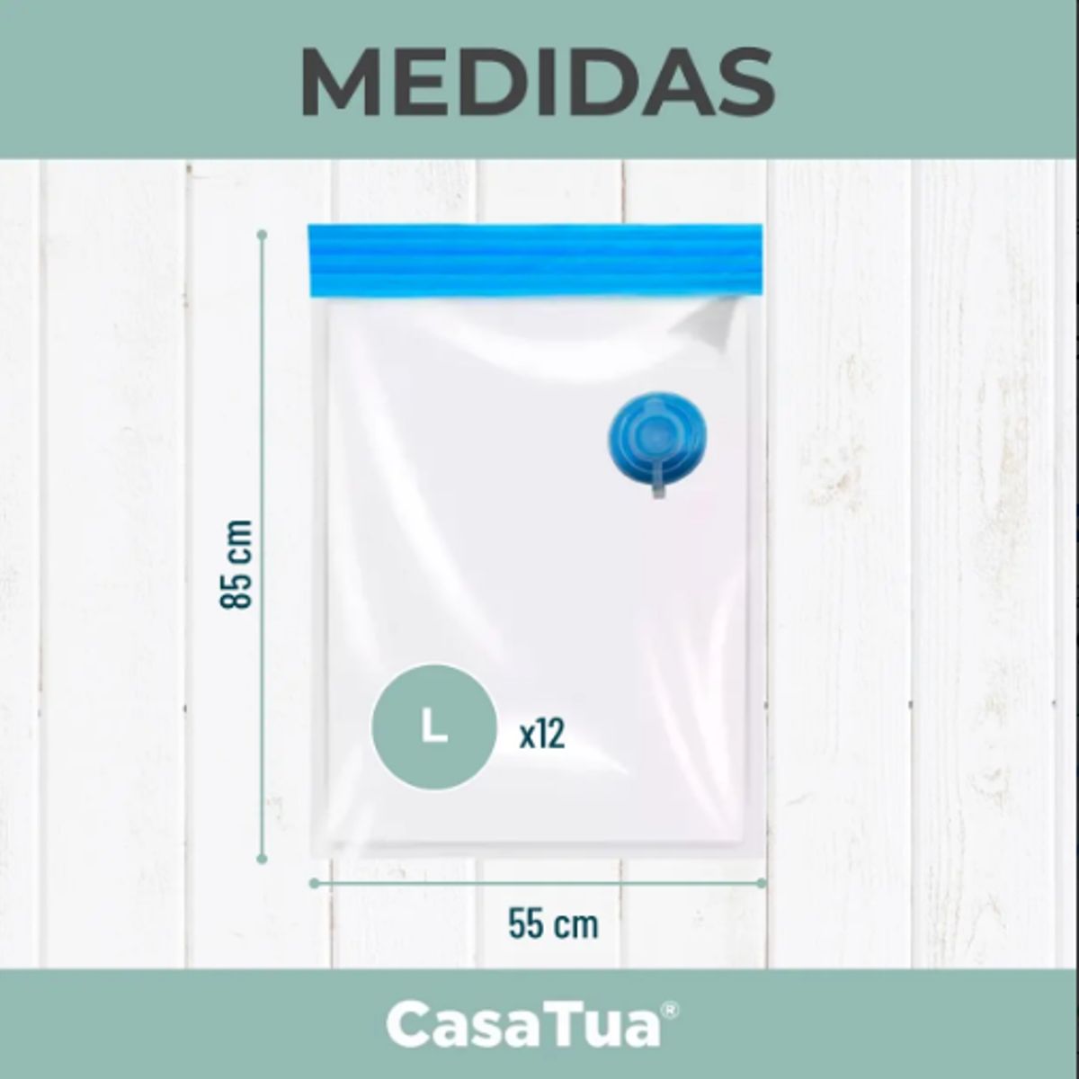 GENERICO - Pack Bolsas Al Vacio Casatua Compresion