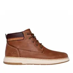 SKECHERS - Botin Waterproof Hombre Garlan - Deno Marrón 205235-BRN