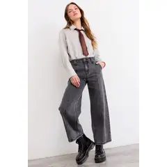 IO - Jeans Liso Mujer Negro