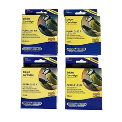 GENERICO - Pack 4 Cartuchos De Tinta Alternativo Lc103 Brother MFC J650DW