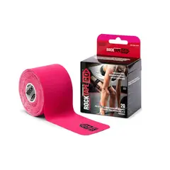 ROCKTAPEGO - Cinta Kinesiológica Rosada Rollo Continuo Rocktape Go