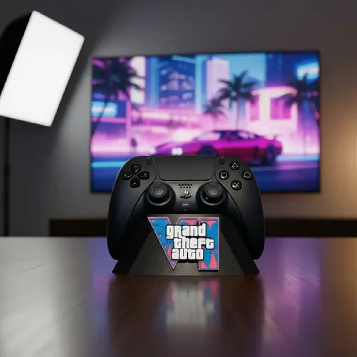 GENERICO - Soporte Gta6 Para Control Dualsense Ps5 Ps4 Color: Multicolor