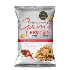 GAMS - CHIPS DE PROTEINA 65GRS CHILI DULCE -