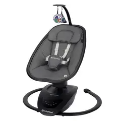 BABY TREND - Columpio Eléctrico Nu-Motion Infinity Negro con Pantalla Táctil y Control