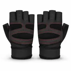 GENERICO - Guantes de Fitness con Soporte de Muñeca Antideslizantes XL