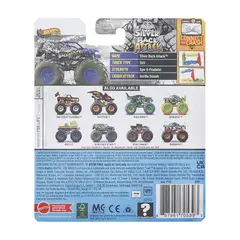 MATTEL - HOT WHEELS MONSTER TRUCK ESCALA 1:64 - SILVER BACK ATTACK