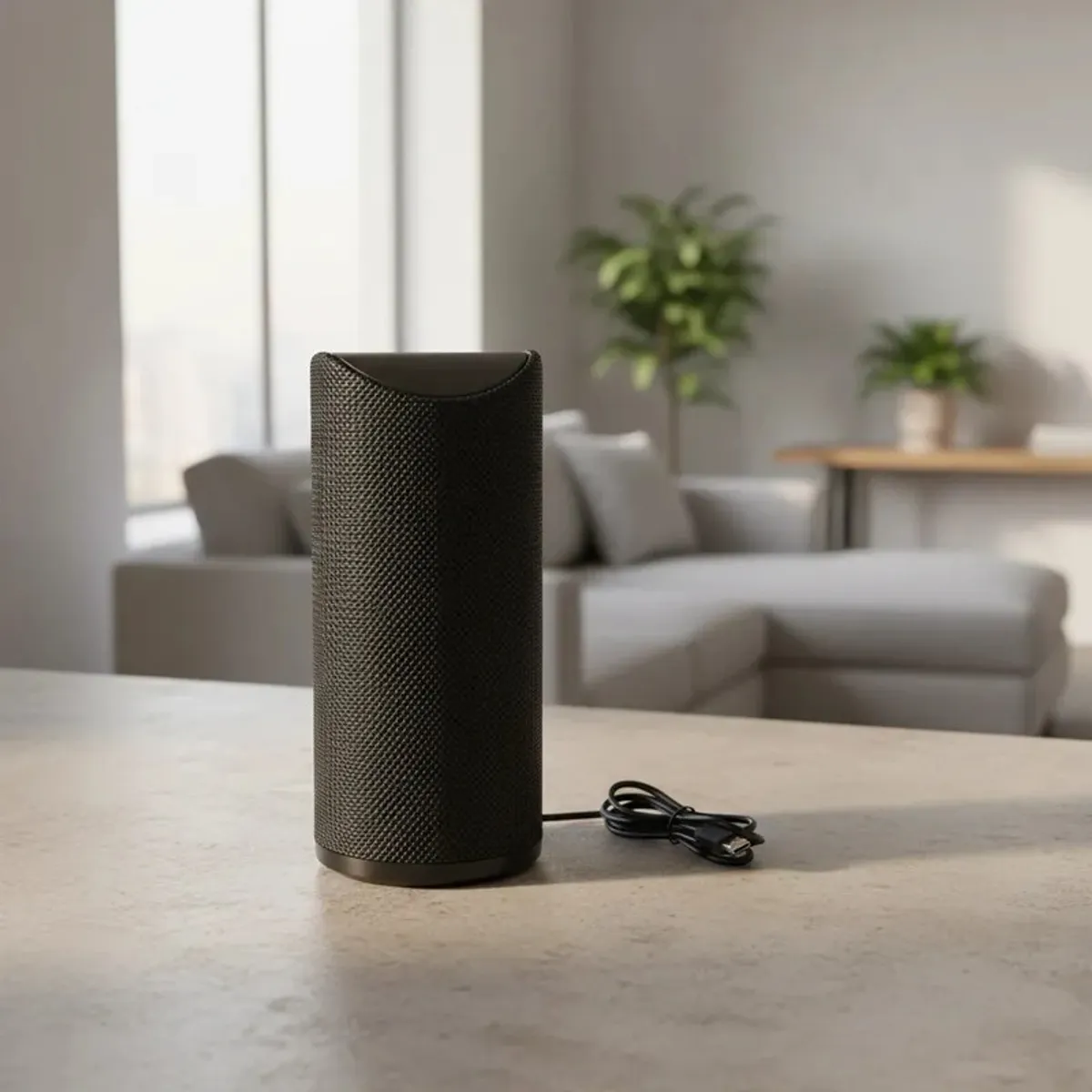 GENERICO - Parlante Bluetooth Portátil Resistente al Agua Negro