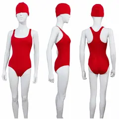 CERASUS PROJECTS - Traje de Baño Enterizo Deportivo con gorro Tallas desde XS al 3XL