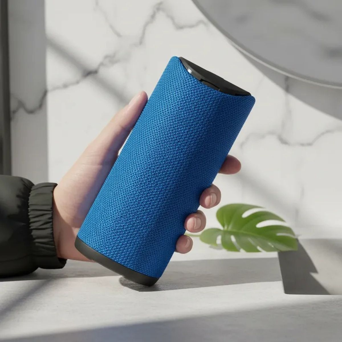 GENERICO - Parlante Bluetooth Portátil Resistente al Agua azul