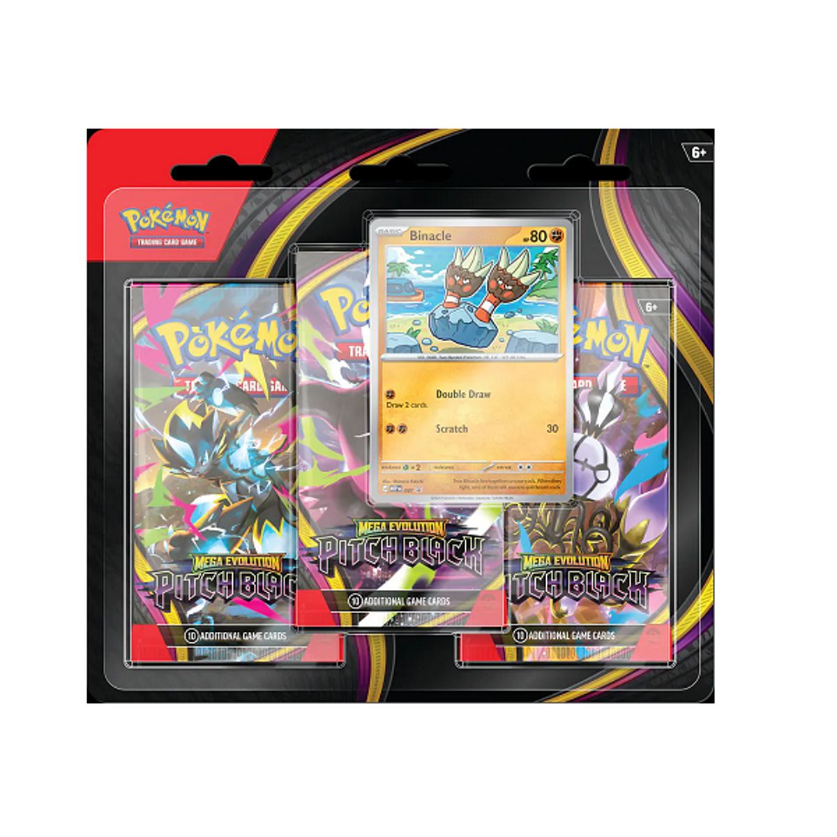 POKEMON - POKEMON TCG PITCH BLACK 3 PACK BLISTER INGLES