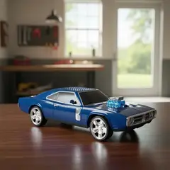 GENERICO - Parlante radio bluetooth diseño auto WS-1968 Azul oscuro