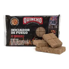 QUINCHO - Pastillas Encender 32 Unidades Madera Cera Parrillas