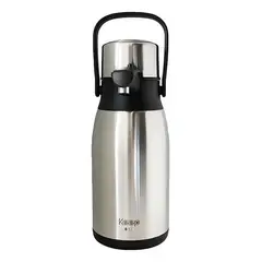 KEEP - Termo Sifón 3 Litros Acero Inoxidable Premium Café Te Negro