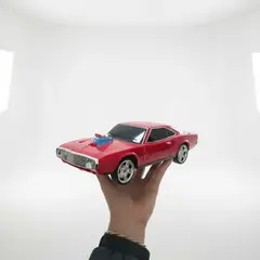 GENERICO - Parlante radio bluetooth diseño auto WS-1968 Rojo