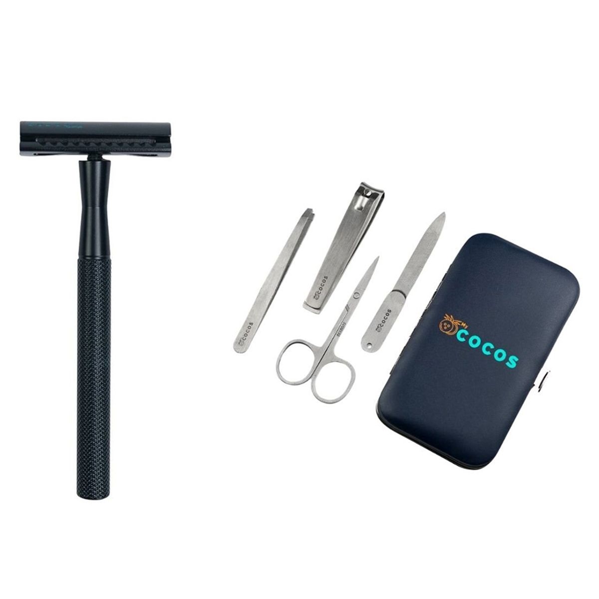 MYCOCOS - Safety Razor Facial My Cocos  Kit De Corta Uñas