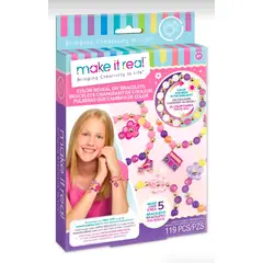 MAKE IT REAL - Set Para Armar Pulseras Cambian Color Niñas