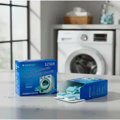 GENERICO - Pastillas Efervescente Para Limpiar Lavadora 12 Unidades