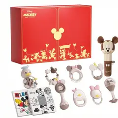 DISNEY - Set de Sonajeros y Mordedores para Bebé 0 - 6 Meses