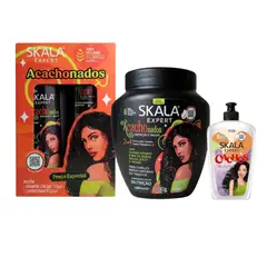 SKALA - Pack Acachonados Shampoo + Acondicionador + Crema + Gel
