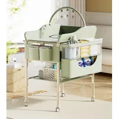 KINDA NICE - Mudador Pañales Plegable Con Accesorios 4 Niveles Ajustable