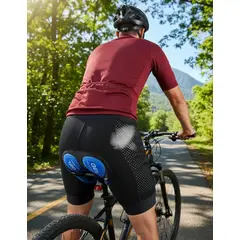 WUWAWDOGA - Calza Ciclismo Mujer Hombre Interior Gel Short Ropa Acolchad Talla M L XL
