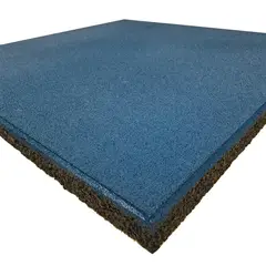 PATIO PARQUE - Palmeta de Caucho 50x50x2,5 Cm Azul