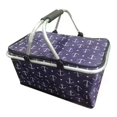 AUCKLAND OUTDOOR - Bolso Termico Plegable Anclas Cooler Canasta Picnic