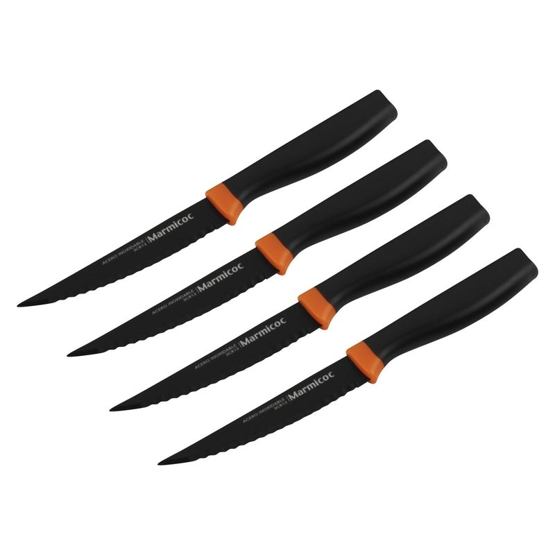 MARMICOC - Set De Cuchillos Black 4 Piezas Marmicoc