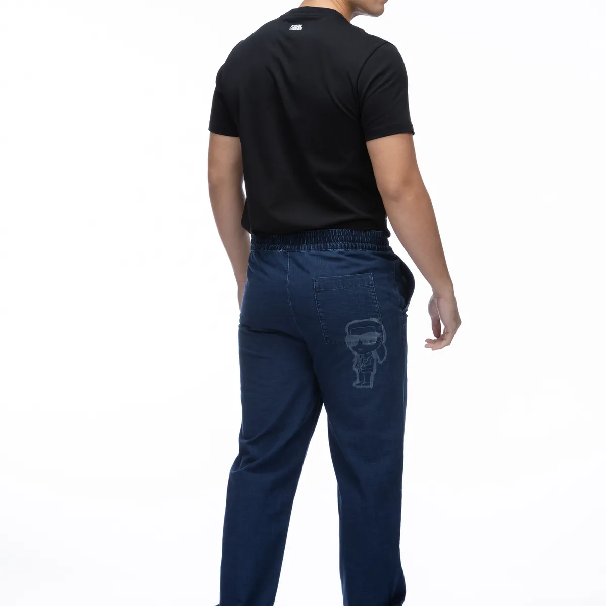 KARL LAGERFELD - Jeans Ikon chambray Azul Karl Lagerfeld
