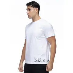 KARL LAGERFELD - Polera signature edge Blanco