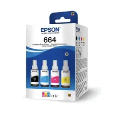 EPSON - TINTA ORIGINAL PACK T664 L120 L220 L355 L395 L380 L575