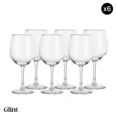 GLINT - Set 6 Vasos Cortos Vidrio Transparentes 510 ml 6 un