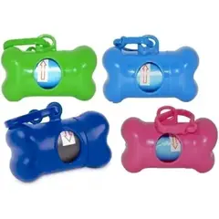 METALFER - Dispensador De Bolsas Para Desechos De Perros Tipo Hueso