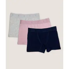 LADY GENNY - Tripack Boxer Niña Cotton Spandex - Comodidad