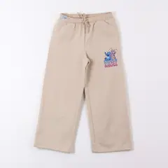 DISNEY - Pantalón de Buzo Niña Stitch & Angel Flare Beige