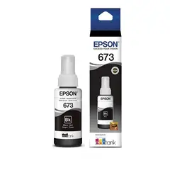 EPSON - TINTA NEGRA ORIGINAL T673 L1800 L805 L850 L810 L800