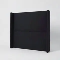 BLOCCARE - Respaldo Con retorno SuperKing - Liso medio acolchado Negro