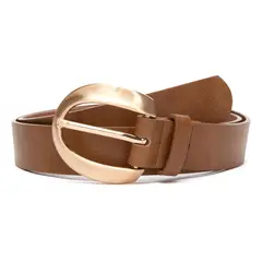 GACEL - Cinturon mujer camel ancho 30mm