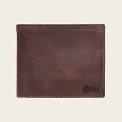 OLKI - Billetera de Cuero Ñuble - Café Oscuro