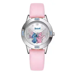 GENERICO - Reloj niña Stich correa cuero