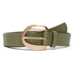 GACEL - Cinturon mujer verde ancho 30mm