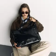 LOUNGE - Bolso Mujer Charol Eyelets