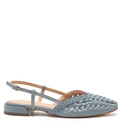 GACEL - Zapato de cuero mujer celeste Andre
