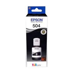 EPSON - Tinta T504 Negra Original para L-Series/L3110/L3150