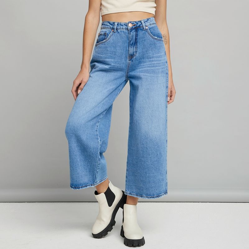 AMERICANINO - Jeans Culotte Mujer Americanino