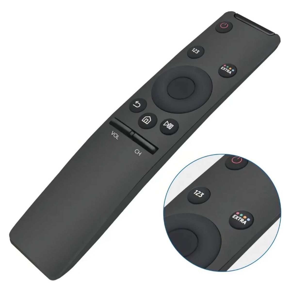 GENERICO - Control Generico Compatible Samsung Smart 4Tv k + Pilas