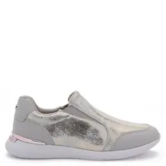 GACEL - Zapatilla de cuero mujer dorado Steffy